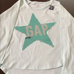 Kids Flippy Sequin Logo Shirt